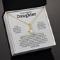 To My Badass Daughter | Alluring Beauty necklace