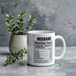 Husband | Elevate your coffee experience with our custom-made ceramic mug