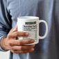 Husband | Elevate your coffee experience with our custom-made ceramic mug