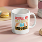 I Keep All My Dad Jokes | Elevate your coffee experience with our custom-made ceramic mug