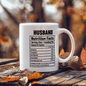 Husband | Elevate your coffee experience with our custom-made ceramic mug