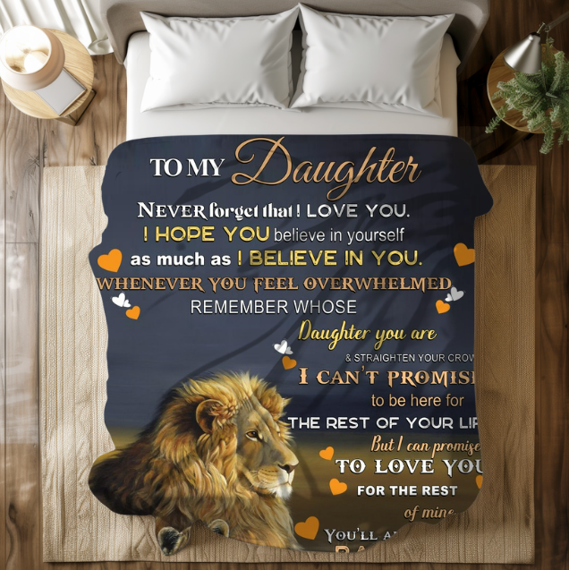 To My Daughter | FLM Arctic Fleece Blanket